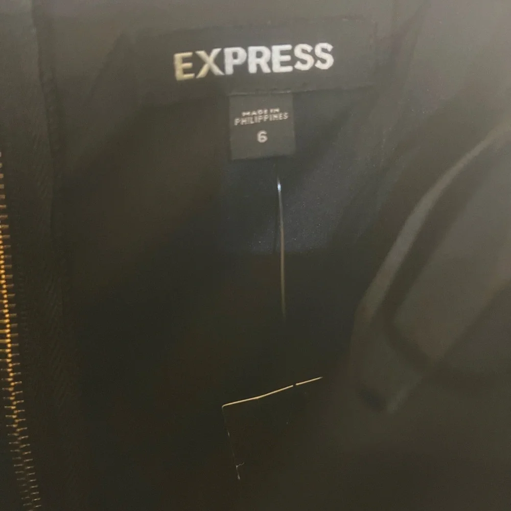 Express Black Strapless Jumpsuit, 6 - Picture 4 of 7